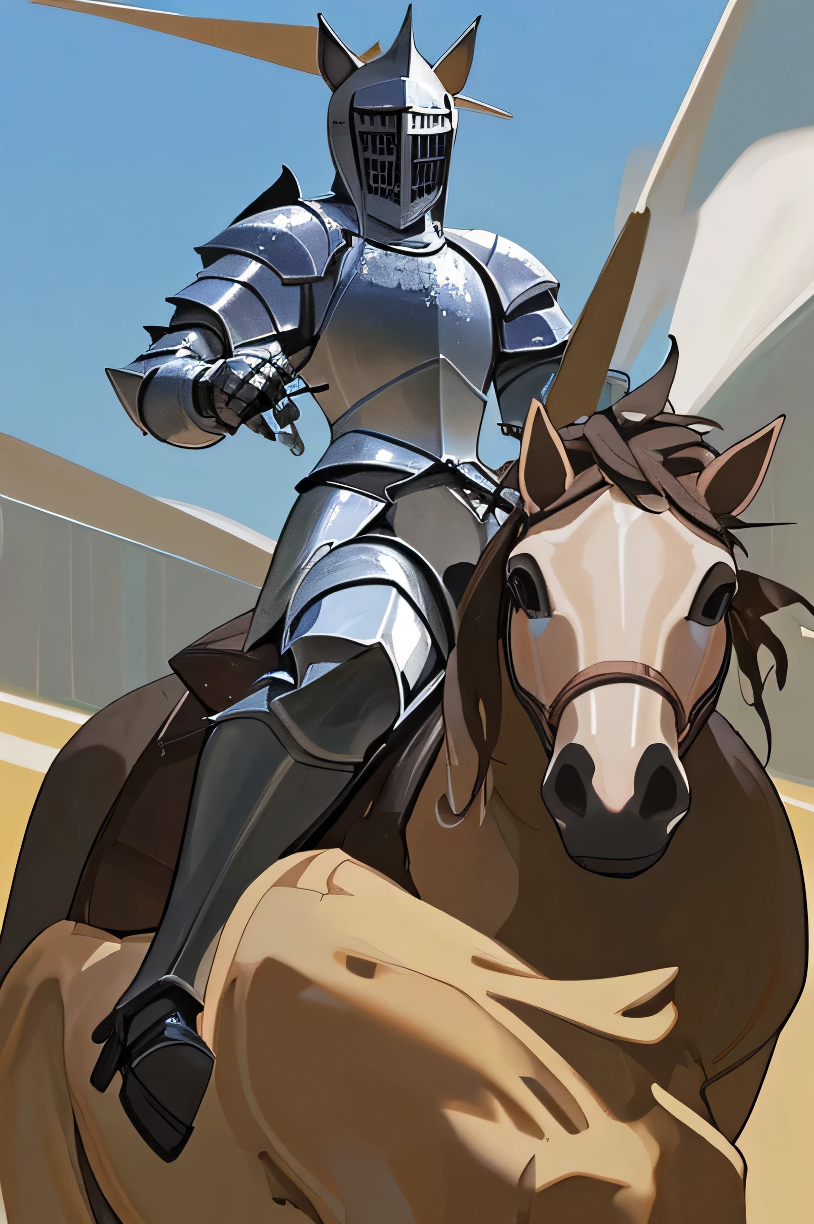 ((melhor qualidade)), horse, knight.