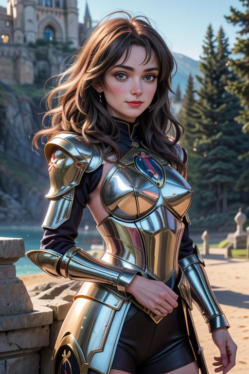 ((1 dame espagnole)), (Kiera Knightley) (25 ans)), Beautiful ethereal, (awkward and seductive smile) avec un peu de dents visibles, Dans une montagne enneigée, cheveux longs, regard affectueux dans la caméra, corps en forme, petits seins, Gros cul, pose debout sexy ((Style David Hamilton)), detailed photo of the whole body, soumis, Soft light, masterpiece, best quality, photo-realistic, 8k, High resolution, Realistic and detailed skin, 8k euh, digital SLR, Soft light, high quality, Grain du film, Fujifilm XT3, , cheveux multicolors, saint seiya, armure, signes du zodiaque, armure du zodiaque, zodiac cloth, Sculpted Armor, Detailed armor, armurerouge, topless