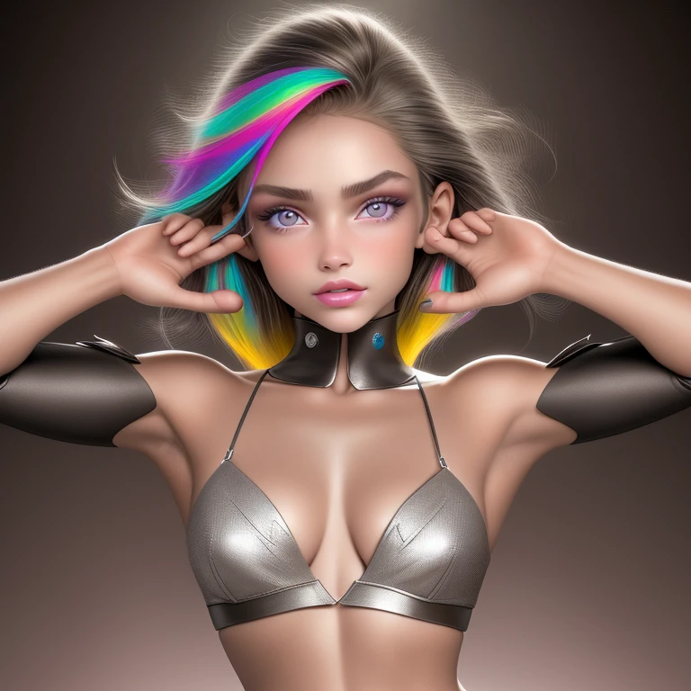 fashion model, Cuerpo completo, [[[[small breasts]]]], [[[[Cadera mediana]]]], ojos perfectos, iris perfecto, labios perfectos, dientes perfectos, Piel perfecta, Luz frontal suave, brillo, hdr, (colores apagados:1.2)