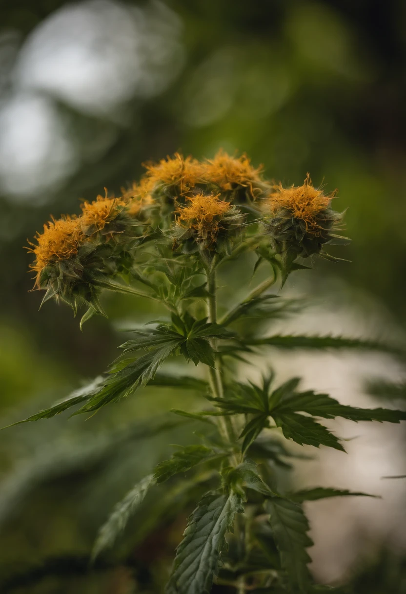 Kleine cannabis pflanze, ca 5 Tage alt