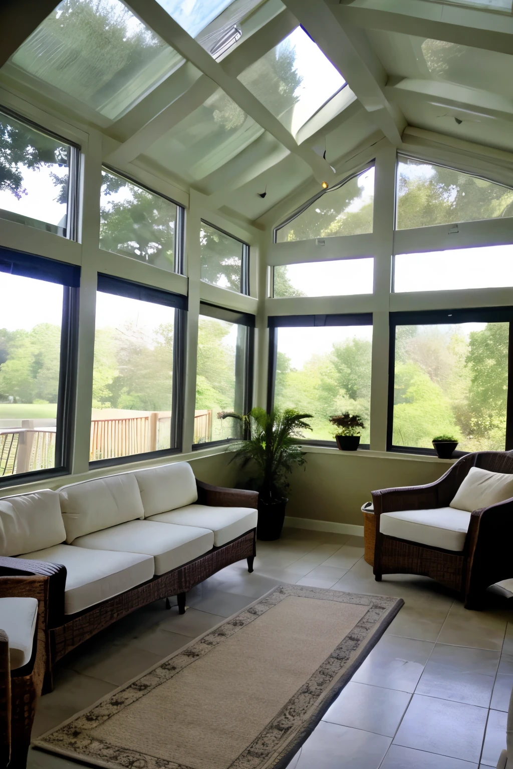 ((best quality)), ((masterpiece)), (detailed), sunroom
