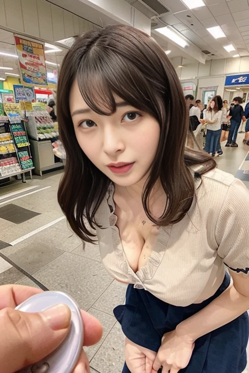 In the company、(remote_play), (remote_shake), Ulzzang-6500-v1.1, Pyros Face_v1, highest quality, masterpiece, shape, (Realistic, photo-Realistic:1.37), wonderful, In detail, Unbelievably absurd, Large file size, Very detailed, High resolution, Very detailed CG ユニティ 8k 壁紙, Ray Tracing, Browsing Caution, 1 female, Japanese、19-year-old girl、(Dark blonde medium wavy hairstyle that falls over one eye。The bangs are swept away。:1.3), (Slender body),(OL、secretary、White collared shirt、Micro Mini Skirt),(Blushing:1.4),(Cleavage), close your eyes, We witness an individual overwhelmed by the intense stimulation caused by a powerful shake device. The jolts of pleasure or surprise prompt them to instinctively crouch down, Their bodies react to the electrical vibrations.、Knees break。.. With close your eyes and an open mouth, Their expressions are a mixture of joy and sadness, surprise, And it suggests vulnerability. The energy of the scene is palpable., Viewers、You are invited to share your own thrilling experiences on this subject,Red collar