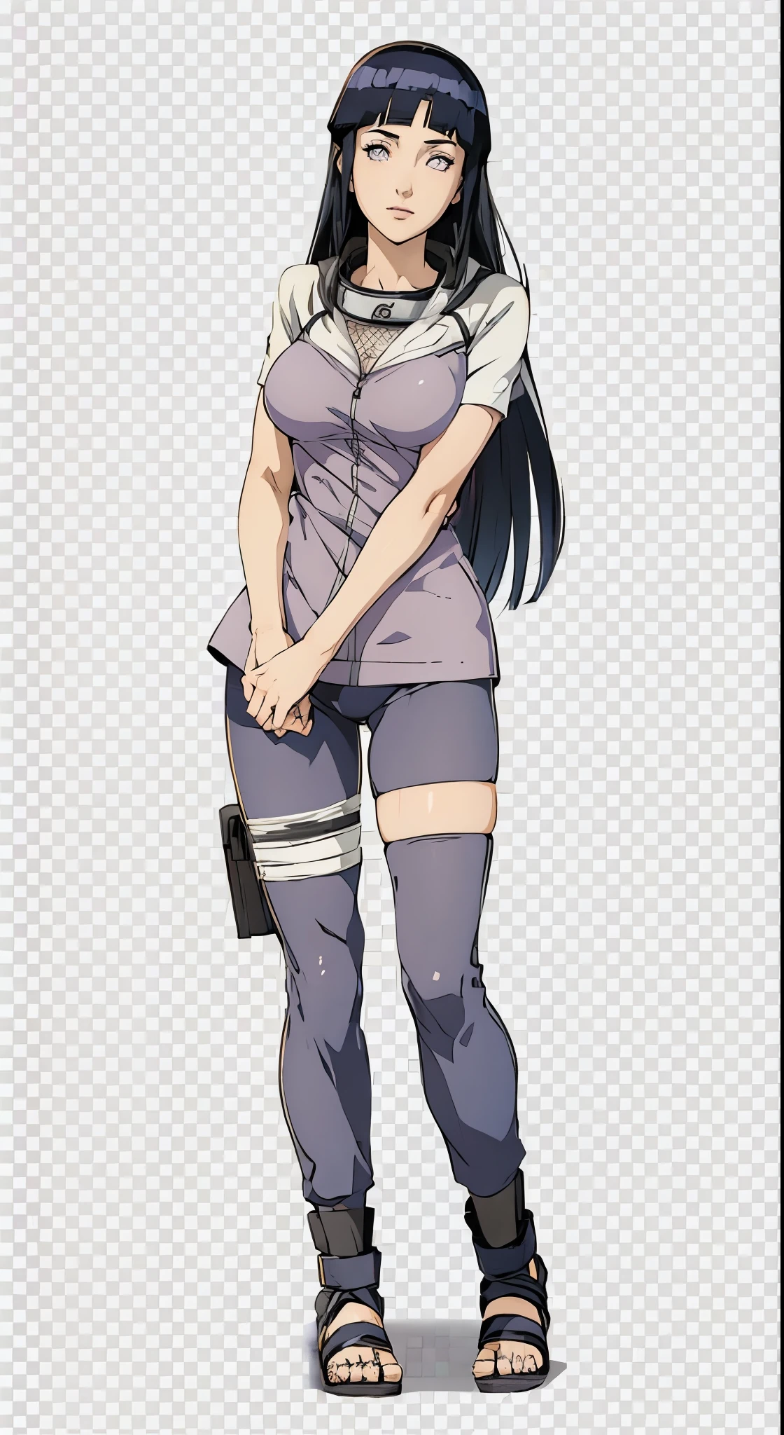 Hinata Hyuga, Extremamente Realista, sexy, muito linda, pernas grossas, Fitness, bunda grande