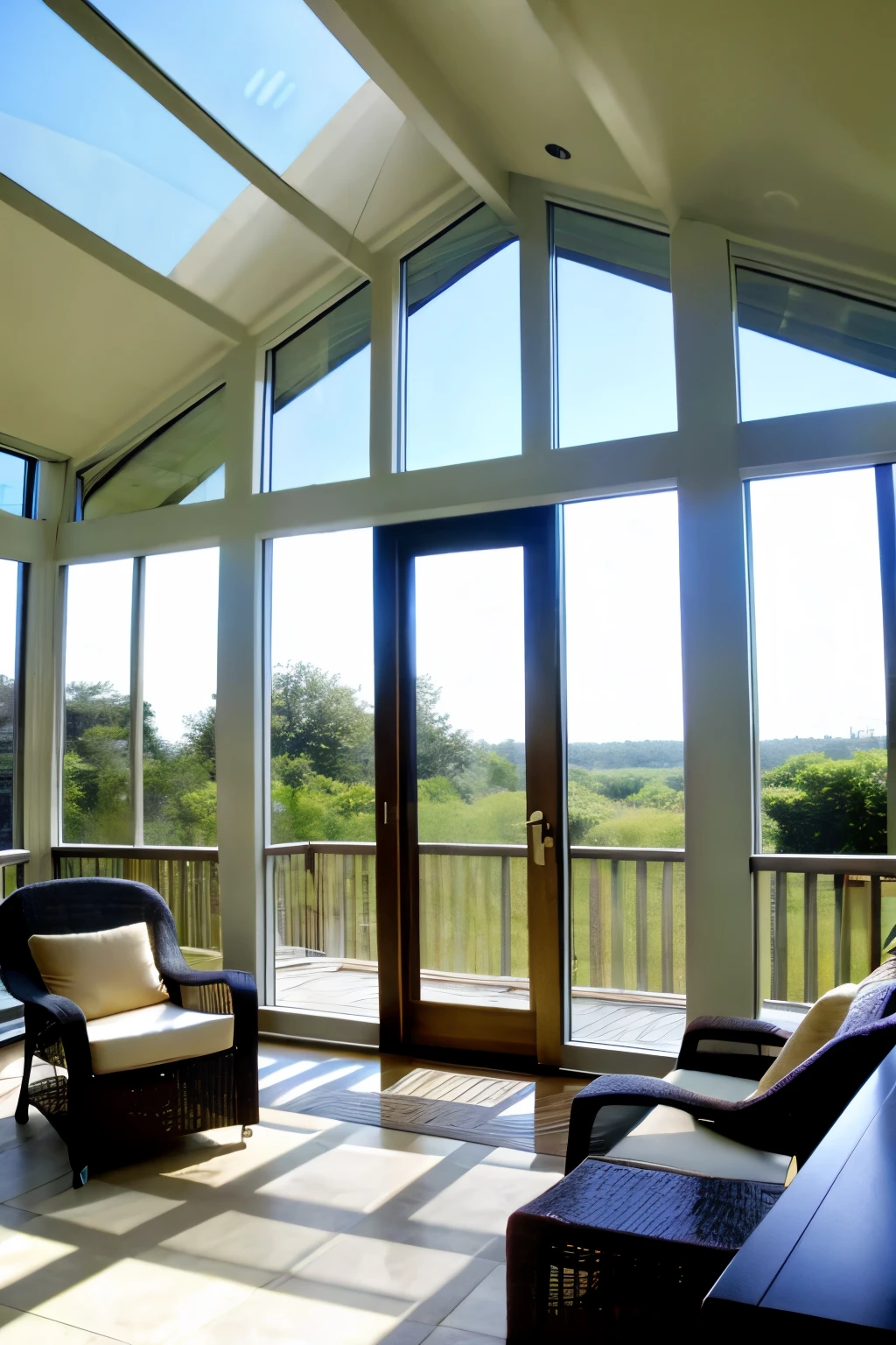 ((best quality)), ((masterpiece)), (detailed), sunroom