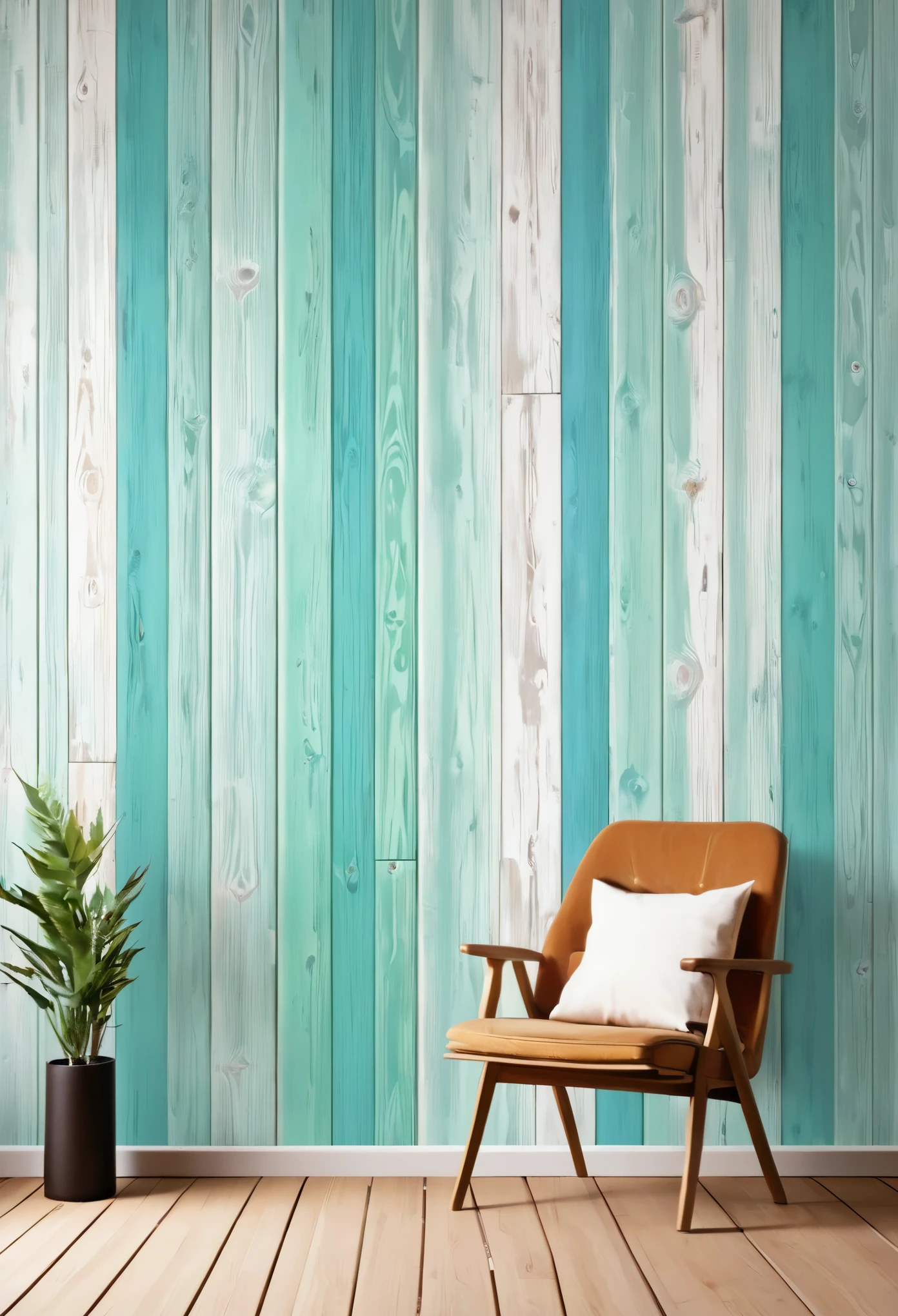 soft two-colored wooden wallpaper