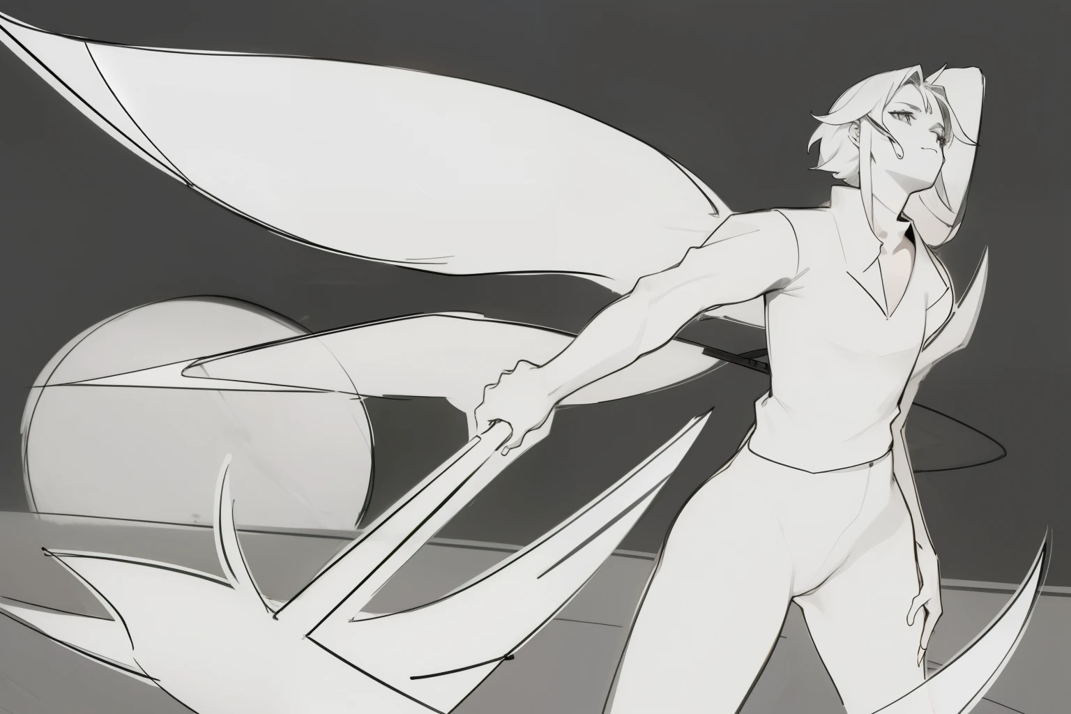 Painting of a woman holding a sword in white and dressed in gold, full color drawing, transforming into his final form, colored drawing, Sex with tentacles, highly detailed exquisite fanart, Anime Character; Full Body Art, Humanoid form,  detailed but rough,, detailed full-body concept、Semen 、MuCoi、Shyness、puddles of mucus、お漏らし、Squirting、humiliated、pleasant sensation、boots、gloves、Raw feet、cloaks、leotard