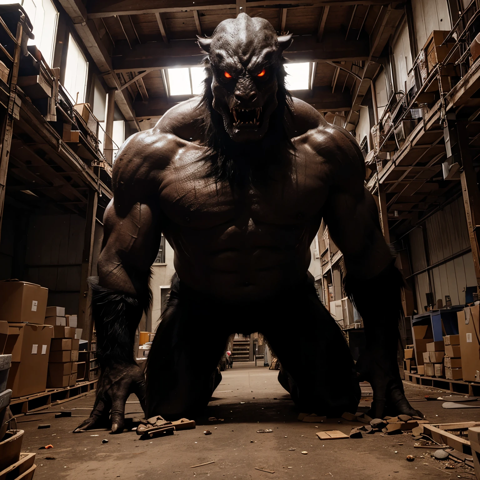 Make a giant monster