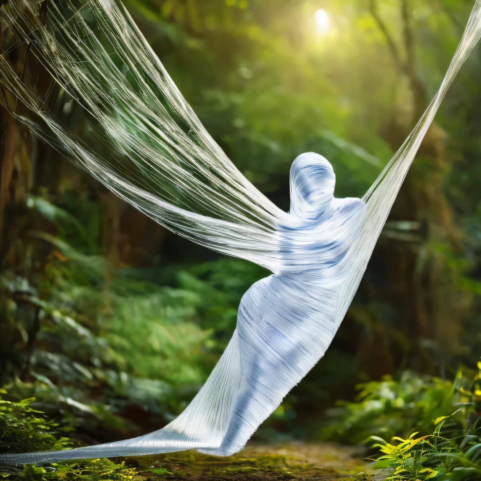 (a) fairy, beautiful,detailed wings, detailed dress, detailed face, (highres:1.2), (realistic:1.37)
medium: oil painting,spider web
(a) girl, trapped, hanging, (best quality, 8k, highres:1.2), (realistic, photo-realistic: 1.37)
spider web, dense, delicate, intricate
(garden) plants, flowers, vibrant colors
(light) soft, ethereal, sunlight filtering through the trees
(d) cobweb, sticky strands, shimmering
(cocoon) silk, translucent, wrapped tightly