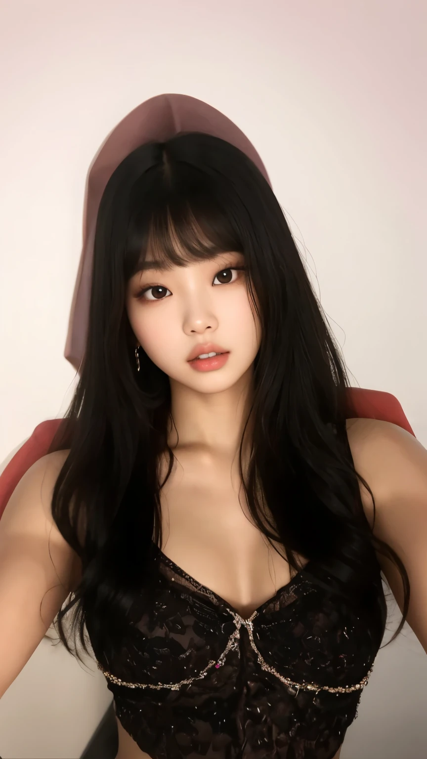 Jennie Kim, 16K, Ethereal beauty, 16K maximum quality, maior qualidade, mais alta qualidade, Qualidade e detalhes mais perfeitos, Rosto perfeito e beleza