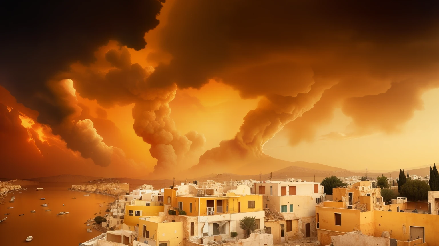 Distress in Greece Yellow skies and record temperatures as African dust suffocates cities