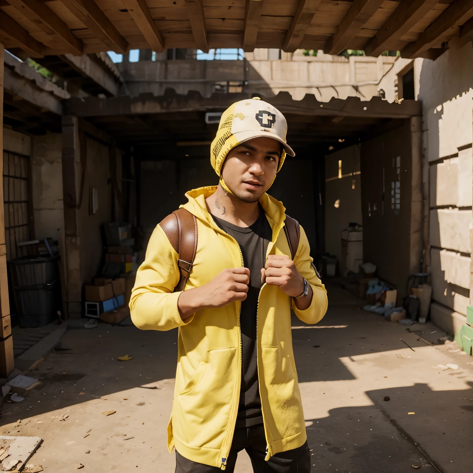 Chico jugando fortnite vestido de banana