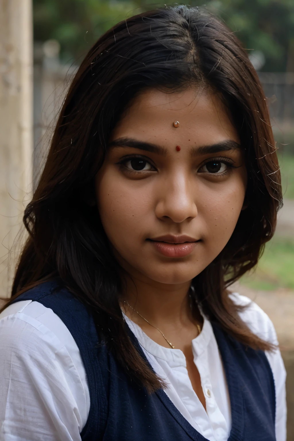 Close face of Tanvi