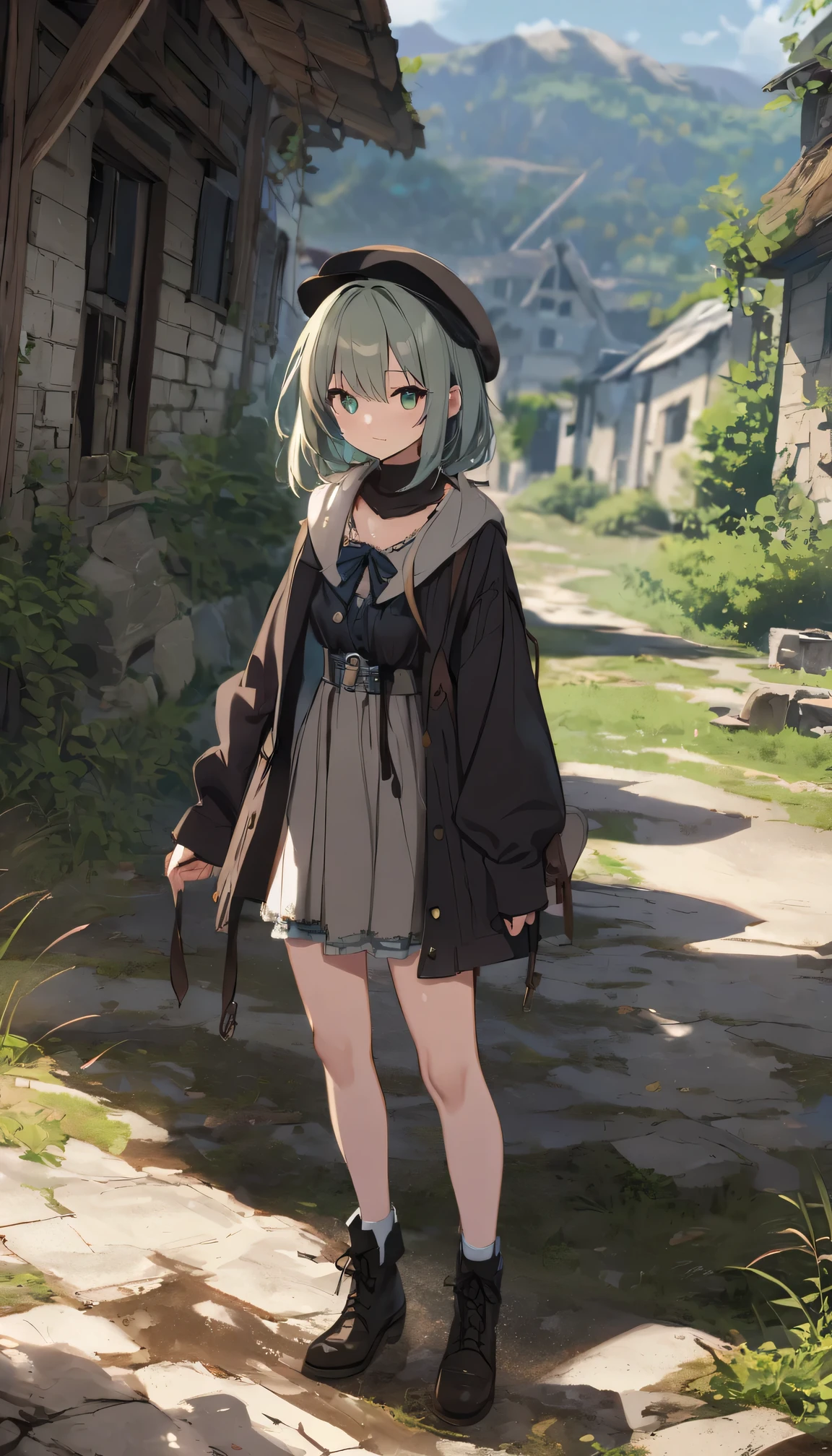 Abandoned Village: Mysterious Girl