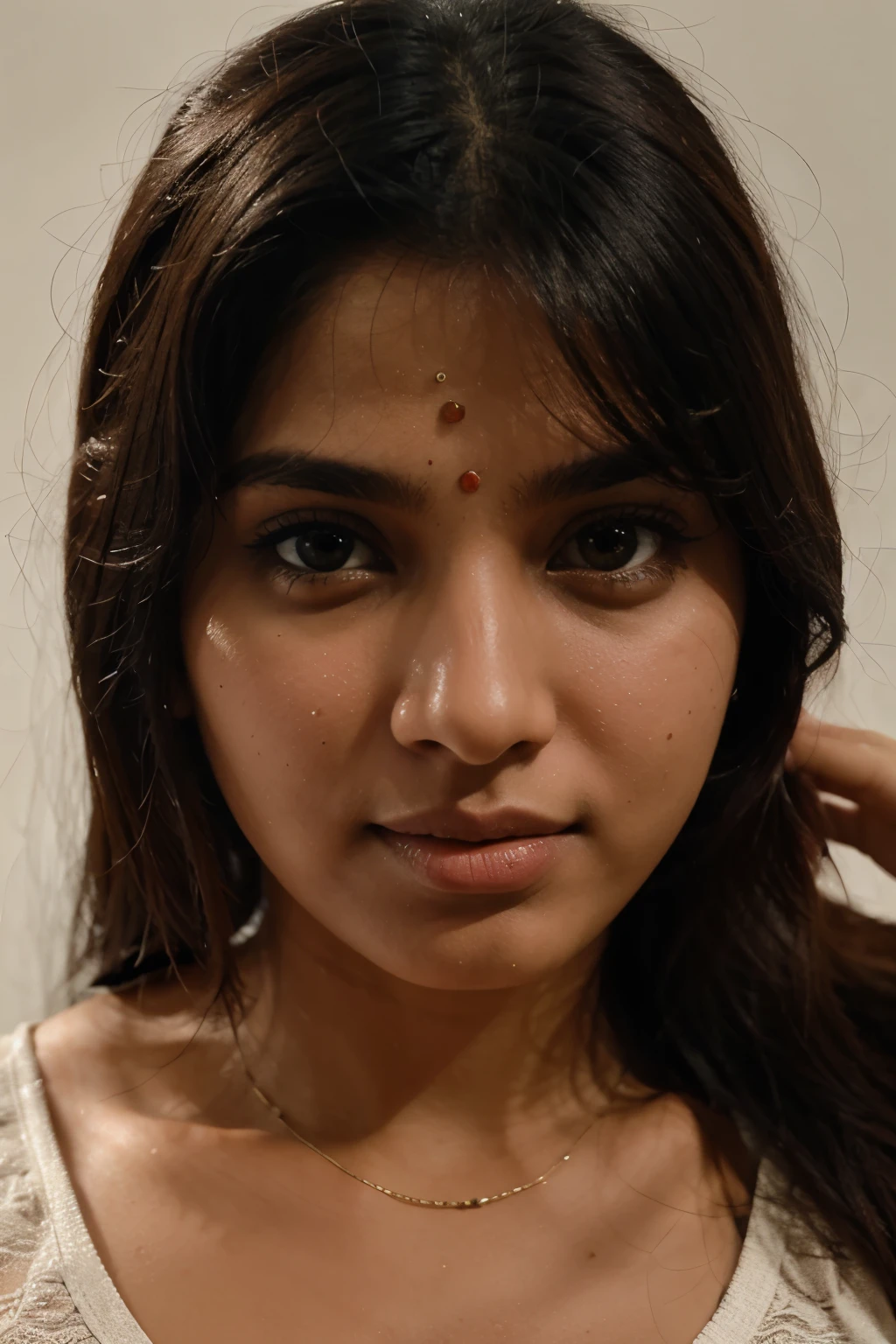 Close face of Tanvi