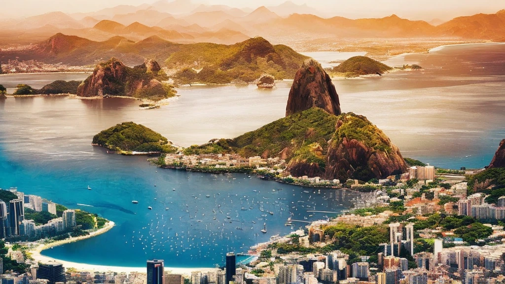 The city is at its best, ensolarado, clima de festa, crystal clear water