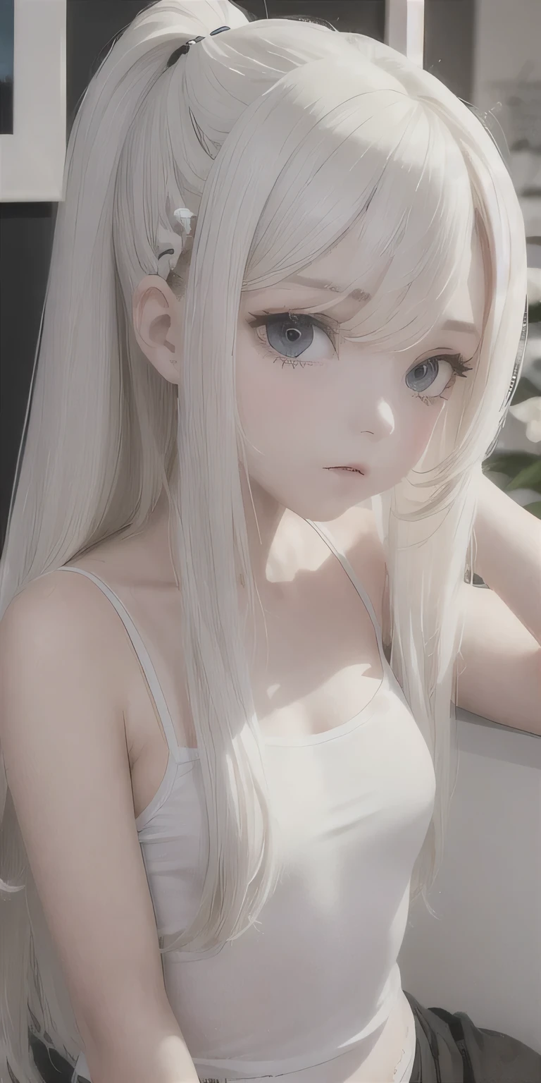 prepubescent, beautifully, full body,, Gorgeous anime waifu, full body, relaxed and casual pose, friendly looking, stunning bright eyes, perfect and feminine body, smooth light, delicate, perfect shading, best quality illustration, ultradetailed, face focus, global illumination, gorgeous face, perfect with perfect anime eyes, detailed face, defined pupils and iris, looking at viewer, blush, delicate details
