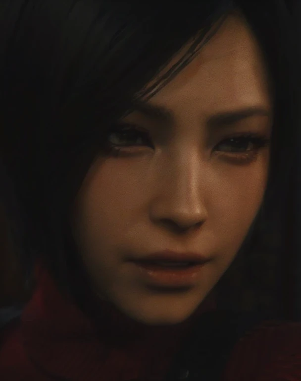 there is a woman in a red dress holding a gun, female rouge assassin, portrait of tifa lockhart, tifa lockhart portrait, tifa lockhart, beautiful female assassin, red and cinematic lighting, elegant cinematic pose, deviantart artstation cgscosiety, glamorous jill valentine, tifa lockheart, glamorous tifa lockheart, seductive tifa lockhart portrait