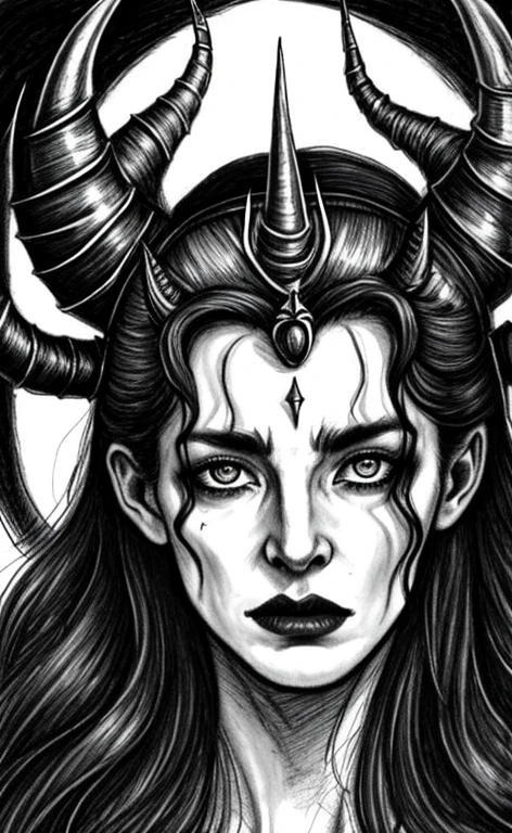 Central Focus on the Face: The main element would be a woman's face, drawn with soft, flowing lines inspired by Art Nouveau. The facial expression would be calm, with defined yet elegant features typical of the neo traditional style, ensuring the focus remains on the beauty of the figure.

Flowing Hair as a Main Element: The hair would be the most prominent part of the design, flowing outward from the head in gentle, curved strands, typical of Art Nouveau. It would spread to frame the face in an organic, decorative manner without being overly complex. The hair would have depth and some shading but would avoid excessive detail to keep the design focused.

Ornamental Detail in the Hair: Subtle floral or vine-like details could be integrated into the hair, staying true to Art Nouveau's decorative style, but without overwhelming the design. These elements would enhance the overall look, adding just enough flair to keep the tattoo interesting without being cluttered.

Neo Traditional Bold Lines: The outline of the face and hair would use bold lines, keeping the neo traditional clarity while allowing the elegance of Art Nouveau’s curves to shine through.