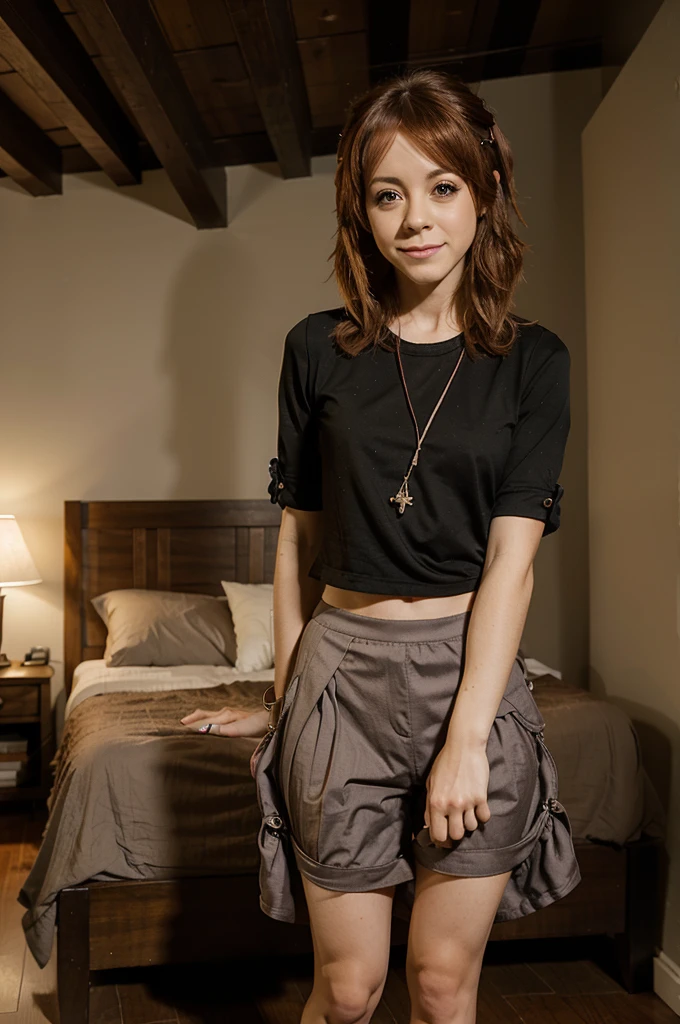 lindsey stirling com pouca roupa, quarto