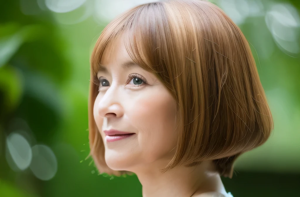 Tidy short hair 55th Birthday Personalwoman Show profile Upper Body straight hair Straight hair Her hair color is beige, almost blonde. Very straight hair Tidy short hair Personal woman Has bangs Very straight hair Neat short hair Brown Hair Straight-haired hair straight hair pale blonde There are a few red hairs beautiful hair shiny hair Japan rainy season short hair(Purelos Face_v1:0.7), (8K, highest quality), Unconscious, Open Eyes, High resolution, original, (Flat Color:0.9),(masterpiece:1,2), highest quality, masterpiece, High resolution, original Viewer's point of view, alone, Portrait, Mature Woman Body Set, A slight smile, While staring at this,Natural wrinkles, Wrinkles around the eyes, Surreal, Natural Skin, Natural Hair Color, Bright red lips, hydrangeas in bloom It's raining. Straight short hair. Light brown hair. Background is a Japanese-style room.