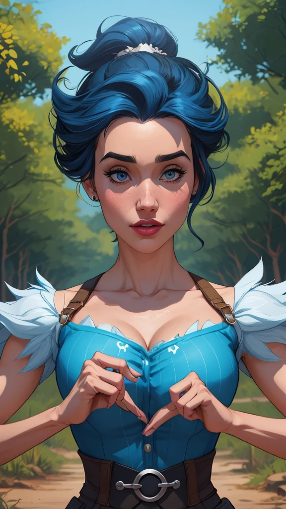 Personagem feminina armada com um .38 em estilo ocidental atompunk Fallout 4 Jennifer Connelly le com cicatrizes de guerra Imagem de desenho animado de uma mulher .Ilustra??o estilo desenho animado, estilo de arte dos desenhos animados, estilo de arte dos desenhos animados, digital illustration style, estilo atompunk design de personagens altamente detalhado, arte digital detalhada coragem, Forest fan art, Design de personagens de retrato, beautiful digital illustration, retrato de alta qualidade, Arte em quadrinhos, mulher jovem cabelo com transas lindas . Queen Anna of ArendelleBeautiful lined eyes Medium large bust and wonderful sexy clothes. image expression of sexual desire from waist to head illustration Queen Anne of Arendelle atompunk style Fallout 4 The perspective is from below, enfatizando a majestade e o poder da Gigante." armed with a 38 Western-style revolver with a 38 revolver in her hands