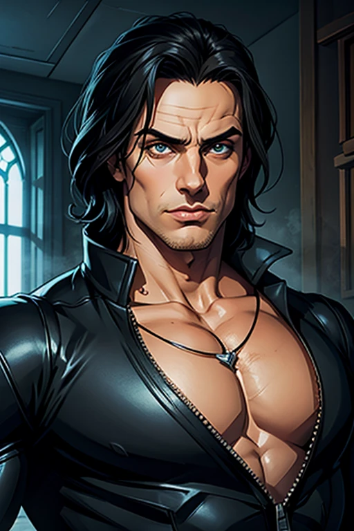 Brandon Lee como o corvo personagem dos quadrinhos