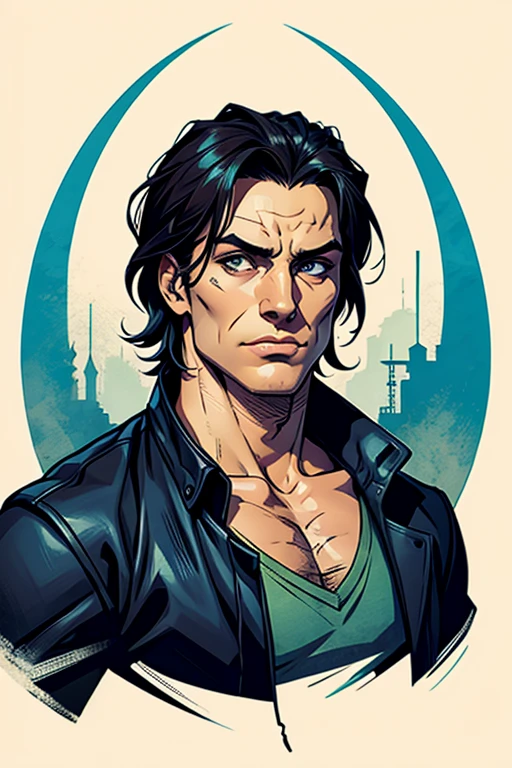 Brandon Lee como o corvo personagem dos quadrinhos