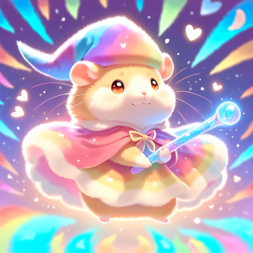 cuteAn illustration,hamsterの幼稚園,hamsterの親子:animal:cute:Get close:sleep:comfortable and warm:looks happy,An illustration,pop,colorfulに,color,dim,Lamp light,hamsterの親子が眠っています:dream happy dreams,The room is warm and filled with happiness.,,colorful,Fancy,Fantasy,patchwork:quilt,detailed details,fluffy,Randolph Caldecott Style,hamster,最高にcutehamster,fluffyhamster,豊富なcolor,Cast colorful spells,concentrated,Optimal Configuration,Perfect composition,accent,子供が喜ぶAn illustration,For children,Feel warm,wonderful like a dream,幸せで楽しそうなhamster達,Children's Toys,dance,Children&#39;My Room,Group photo,a bit,Cast colorful spells,Sparkling,heart,Wizard&#39;hat,Wizard costume,Magic Light,Magic Effects,Children&#39;s wizard wand,Fight with magic