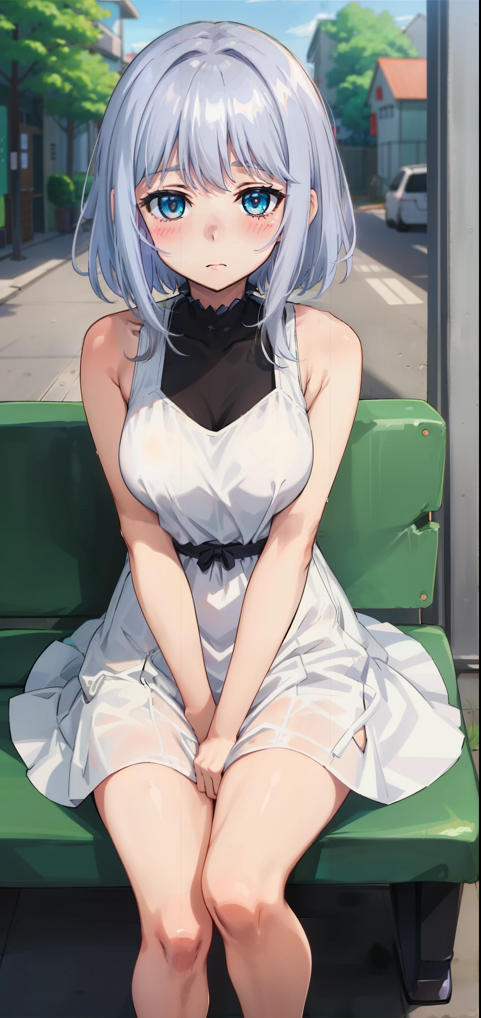 Highest quality、Ultra-high quality、woman、high school student、short hair、Completely naked、Large Breasts、woman器、smile、Open your mouth、Sticking out tongue、My face is wet with white fluid、Dripping saliva、woman器から白い液が流れる、Nipples get erect、White fluid coming out of nipples、On the floorで四つん這いになる、Bathroom、On the floor