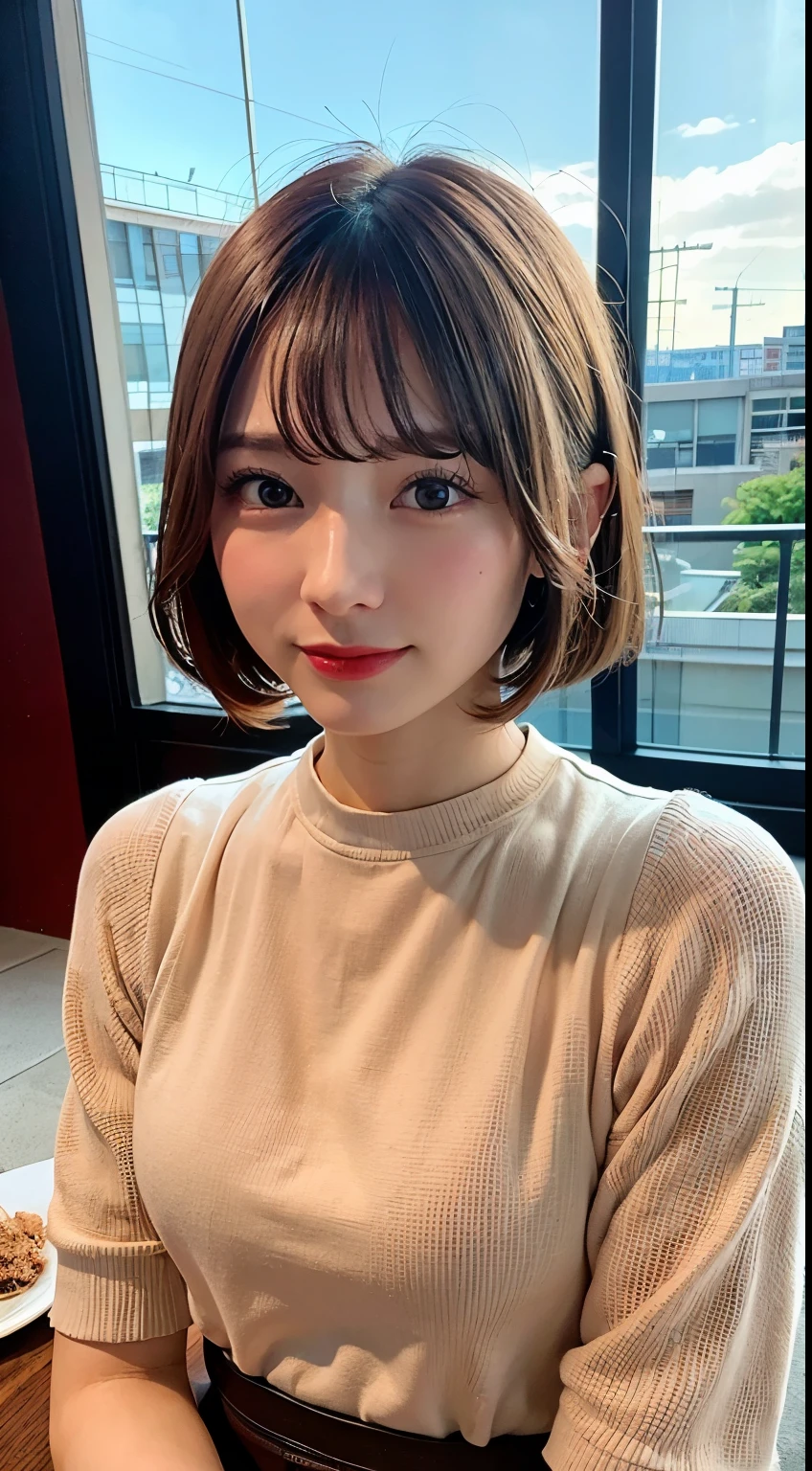 (8k, RAW Photos:1.2)Detailed face and eyes,最high quality, 超A high resolution, Very detailed ,Intricate details ,Tabletop ,pretty girl , soft cinematic light, Hyper Detail,Sharp focus, high quality, outside,Y-shirt,See-through clothing,Camel Toe,Blonde, Bobcut