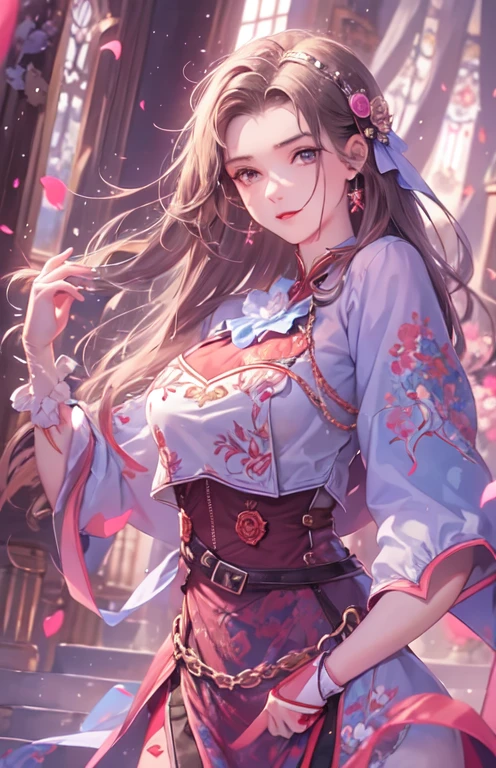 ((highest quality)), ((masterpiece)), (Get used to it), Perfect Face , beautiful girl , Margaret , Long and beautiful hair ,