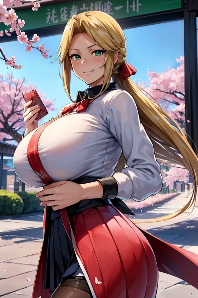 8Kんで(A sloppy smile, the face we are looking for, Mischievous face:1.9)8Kんで(handing over a love letter:1.9)((woman,Huge , (Huge breasts:1.5),Are fat,とても唇が赤いHuge breastsを強調,Big Ass,Narrow waist,Long legs,Green Eyes立っている)) 8k((((Anime Style),(The facial expression is good))))8k(((((Anime Style)Green Eyes)))) 8k((Standing at the station))8k((Waiting for a train at the station))8k((Morning))8k((Beauty))((学生blazer15歳学生服 緑のネクタイ, blazer, Pleated skirt))8k(((spring,cherry blossoms,The wind is blowing,Her skirt is flipped up,cherry blossomsが散っている:1.3))) 8K(Close-up of the face:1.5)8Kんで(handing over a love letter) 8Kんで((handing over a love letter))8Kんで(handing over a love letter)8Kんで(しっかりhanding over a love letter描写を)8k(womanの手の描写が上手い)