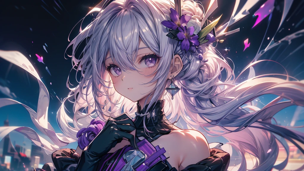 1girl, ((Shiny skin)), (silver hair), ((open thighs)),, ((cum on breasts)), cum in body, NSFW, ((Black ta)), Neon, look at viewers, face the viewers,((short hair)), (curly hair),close-up)),(high heels), large breasts, --auto --s2