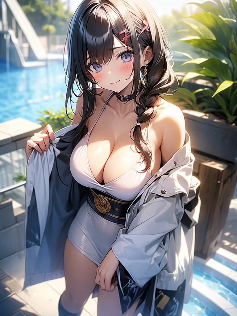 Naughty girl、Cleavage