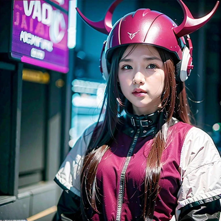 （（（Burgundy hair）））Purple powder series（（future technology）） HD Helmet，thoughtfully（motorcycle helmet）