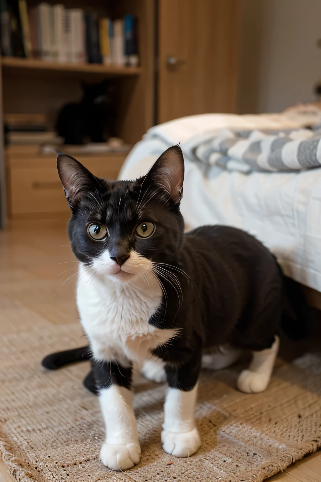 Genera un gato. Hazlo enojar