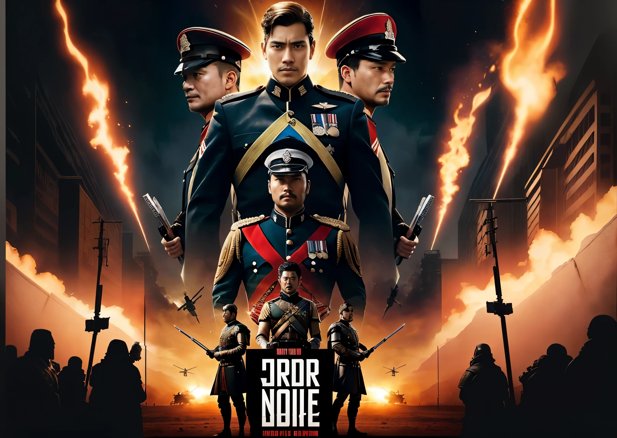 a movie poster for the movie's third installment of the movie,&#39;sound of steel&#39;, official poster, Imperial soldier, three kingdoms, poster, Movie promotional pictures, full poster, backdrop, Biopic, [ staging ], movie poster, important art, Movies 2022, War Heroes, great war, war of glory, from three kingdomss, Historical drama, Action Movies