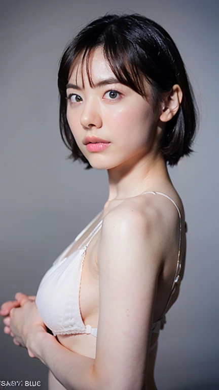 "((highest quality,16k,High resolution,masterpiece:1.6)),ultra-detailed,(Realistic,photoRealistic,photo-Realistic:1.6),20-year-old,whole body, ((She is glaring at the camera:1.6))，((Place your arms behind your head and show your sides.:1.5)),(( White Micro Bikini:1.6)),beautiful detailed face,detailed, Thin waist and thick hips,Very beautiful and healthy girl,fit pic, Cottagecore!! Fitness Body, Amouranth, Beautiful face with arms and legs, better known as Amouranth,,((Beautiful background blur))、Soft studio lighting，((Delicate artwork dark grey background))、((A beautiful figure that stands out against a dark background))、((Anatomically correct fingers of the hand))、((Correct Number))、 Soft