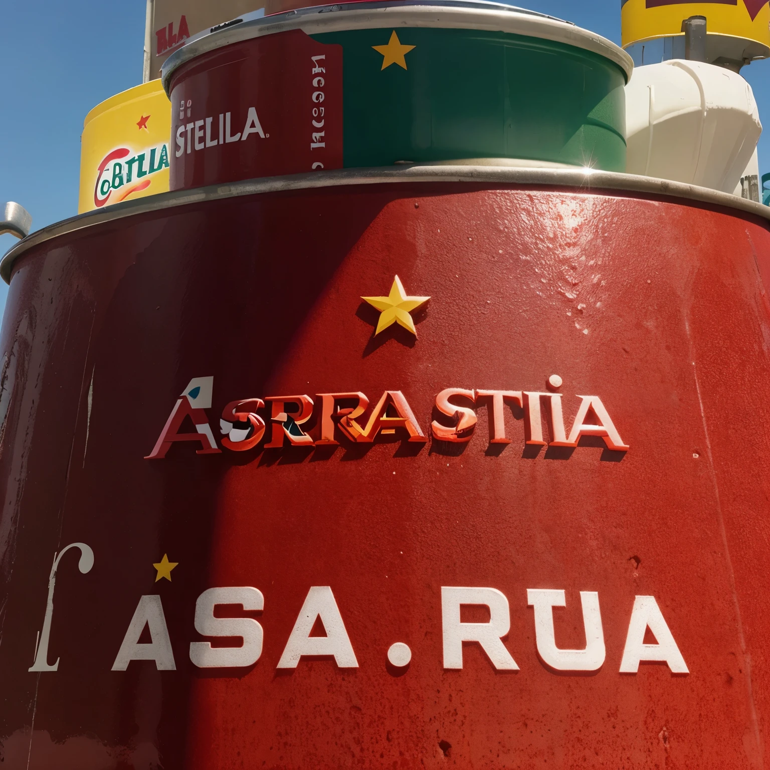 Lata de refresco con el logotipo de "Estrella", sabor frutos rojos con mora 