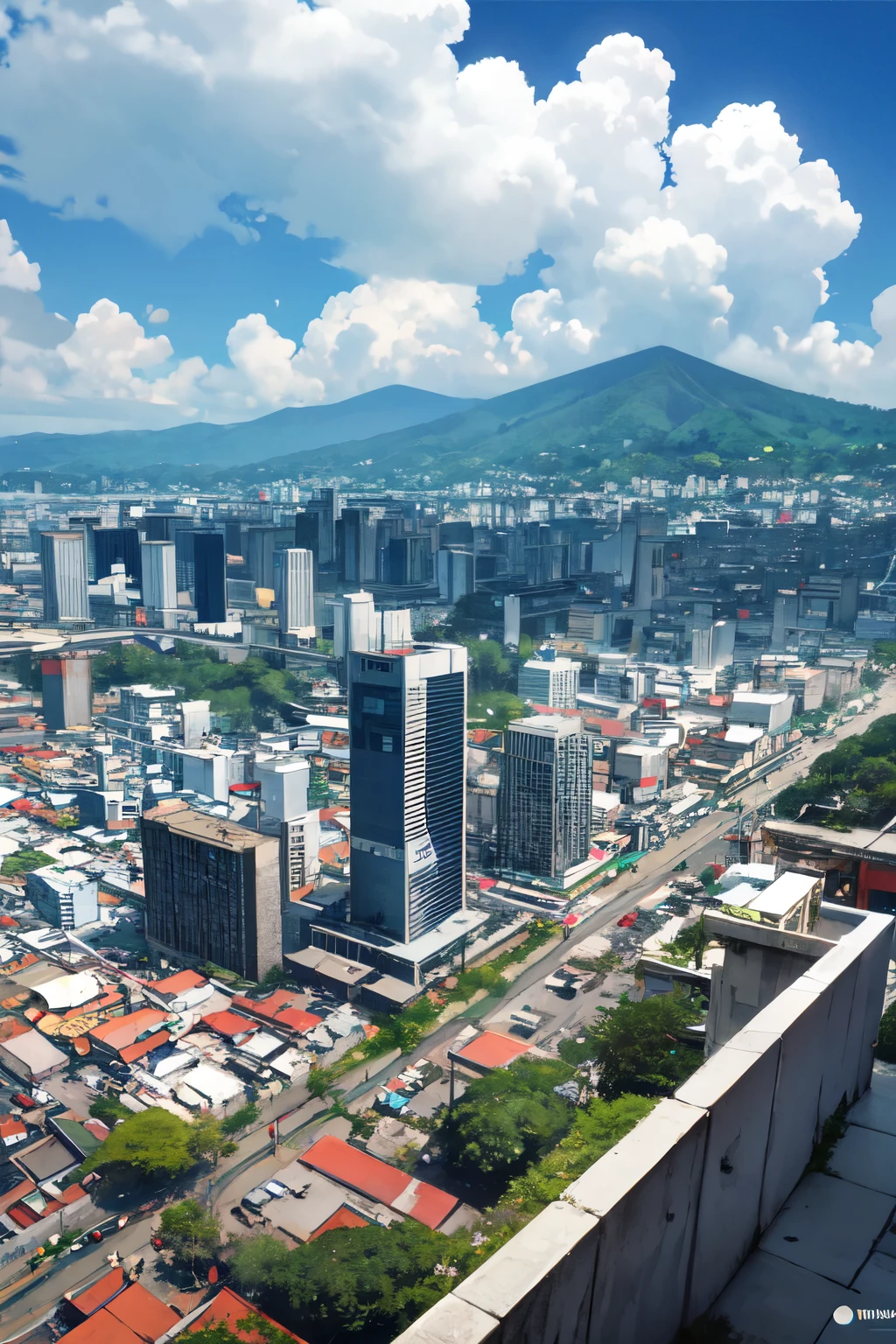 Recreate futuristic Guatemala City