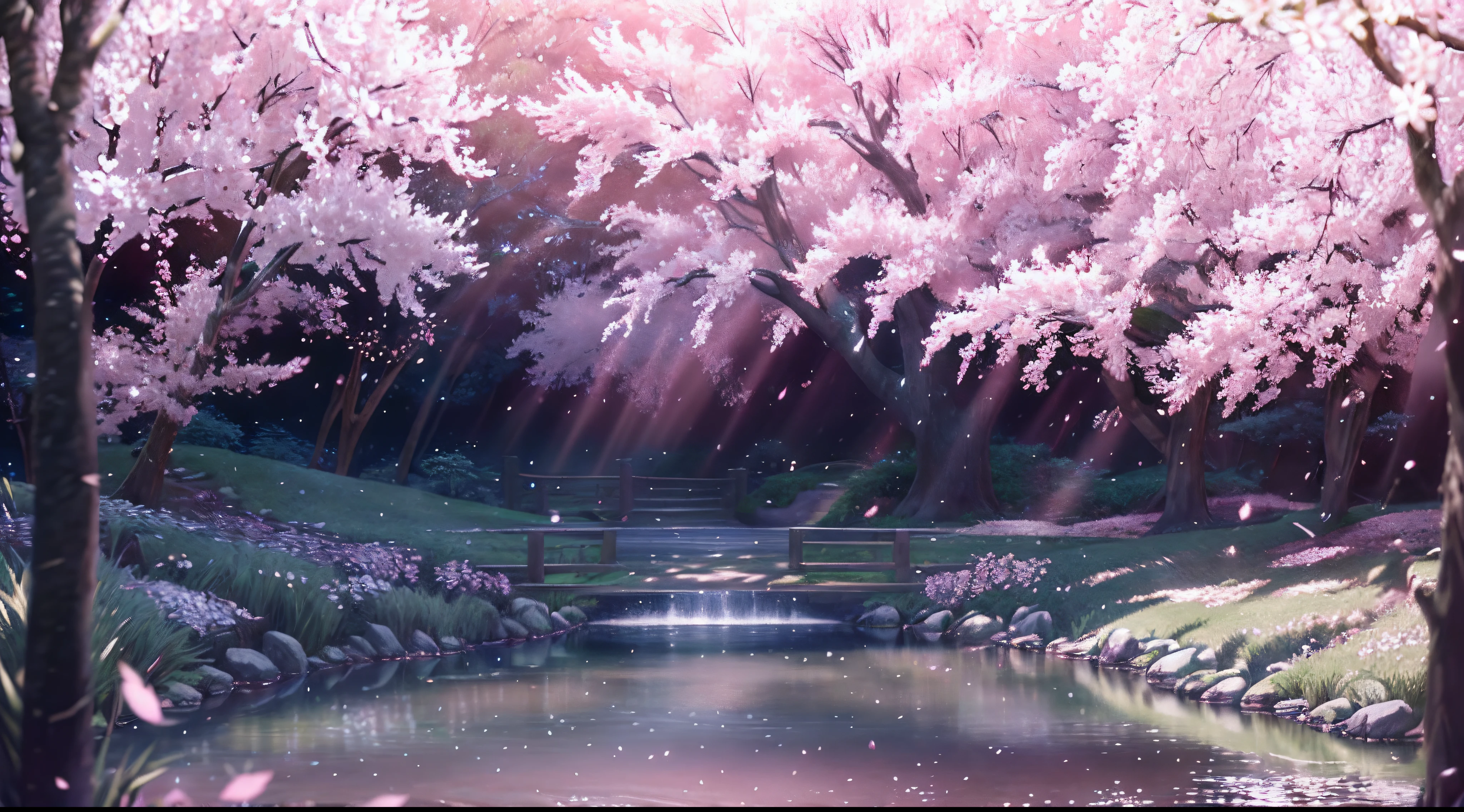 masterpiece, (photorealistic:1.4), best quality, beautiful lighting, realistic,  (extremely detailed CG unity 8k wallpaper), (full body:1.1), intricate, high detail, sharp focus, dramatic, RAW photo, 8k uhd, film grain, caustics, subsurface scattering, reflections,  sakura tree, sakura trees, falling leaves, pink leaves, 
trending on ArtStation, trending on CGSociety, Intricate, High Detail, Sharp focus, dramatic,  best quality, highres,