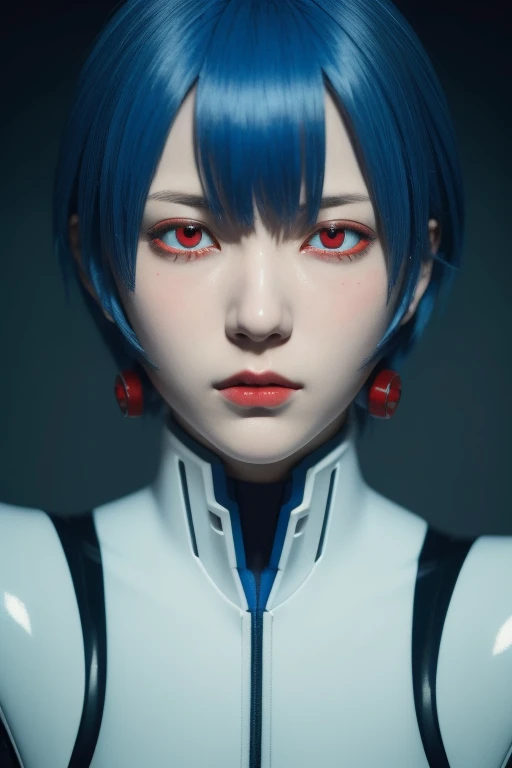 Ayanami, Blue Hair, short hair, (Red eyes:1.5), 
break bodysuit, headgear, Plug Suit, White bodysuit,
break outdoors, city,
break looking at viewer, 
break (masterpiece:1.2), highest quality, High resolution, Unity 8k wallpaper, (figure:0.8), (Beautiful fine details:1.6), Highly detailed face, Perfect lighting, Highly detailed photos, (Perfect hands, Perfect Anatomy),