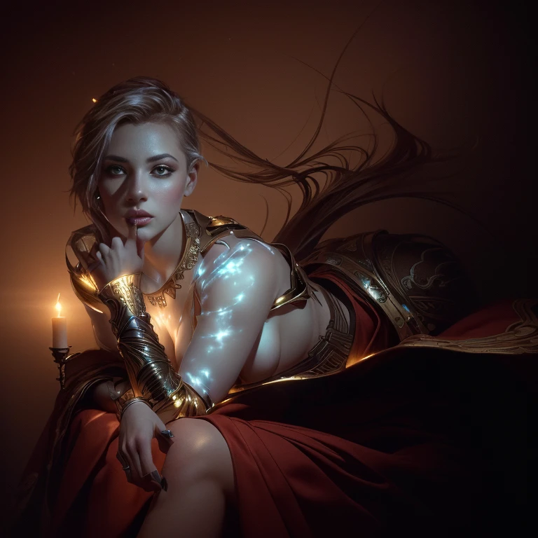 masterpiece, best quality, (extremely detailed CG unity 8k wallpaper), (best quality), (best illustration), (best shadow), absurdres, realistic lighting, (Abyss), beautiful detailed glow, art by PeterMohrBacher, short hair