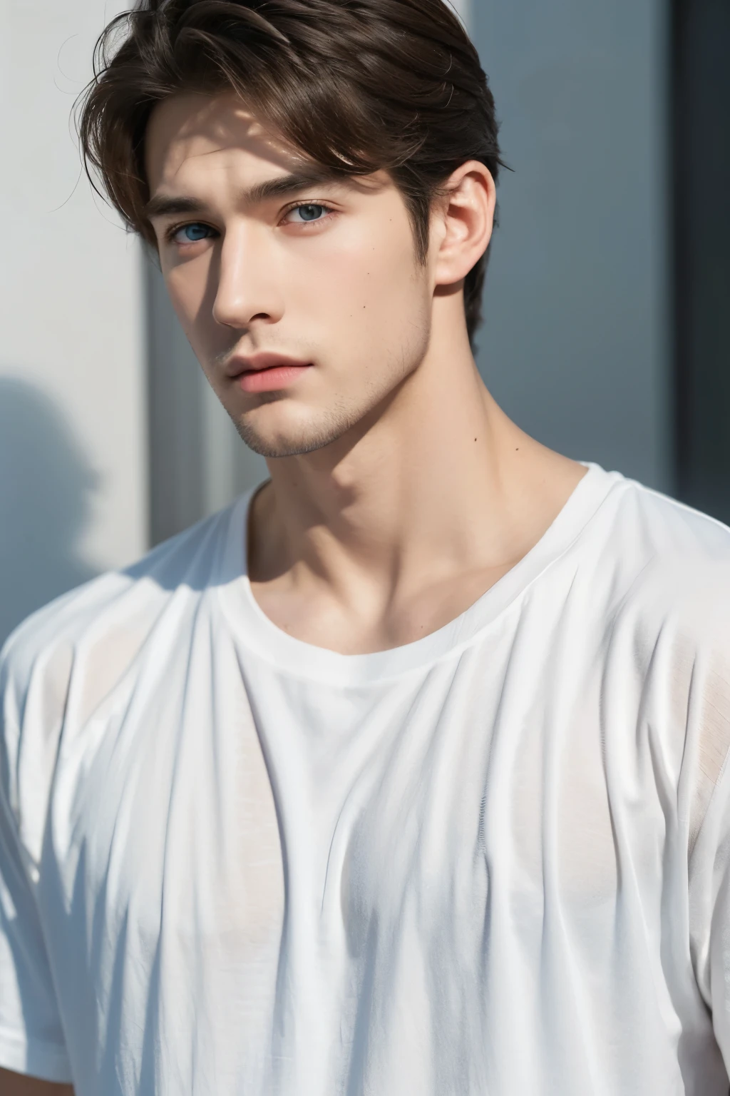 Boy's shirt leaks in the rain