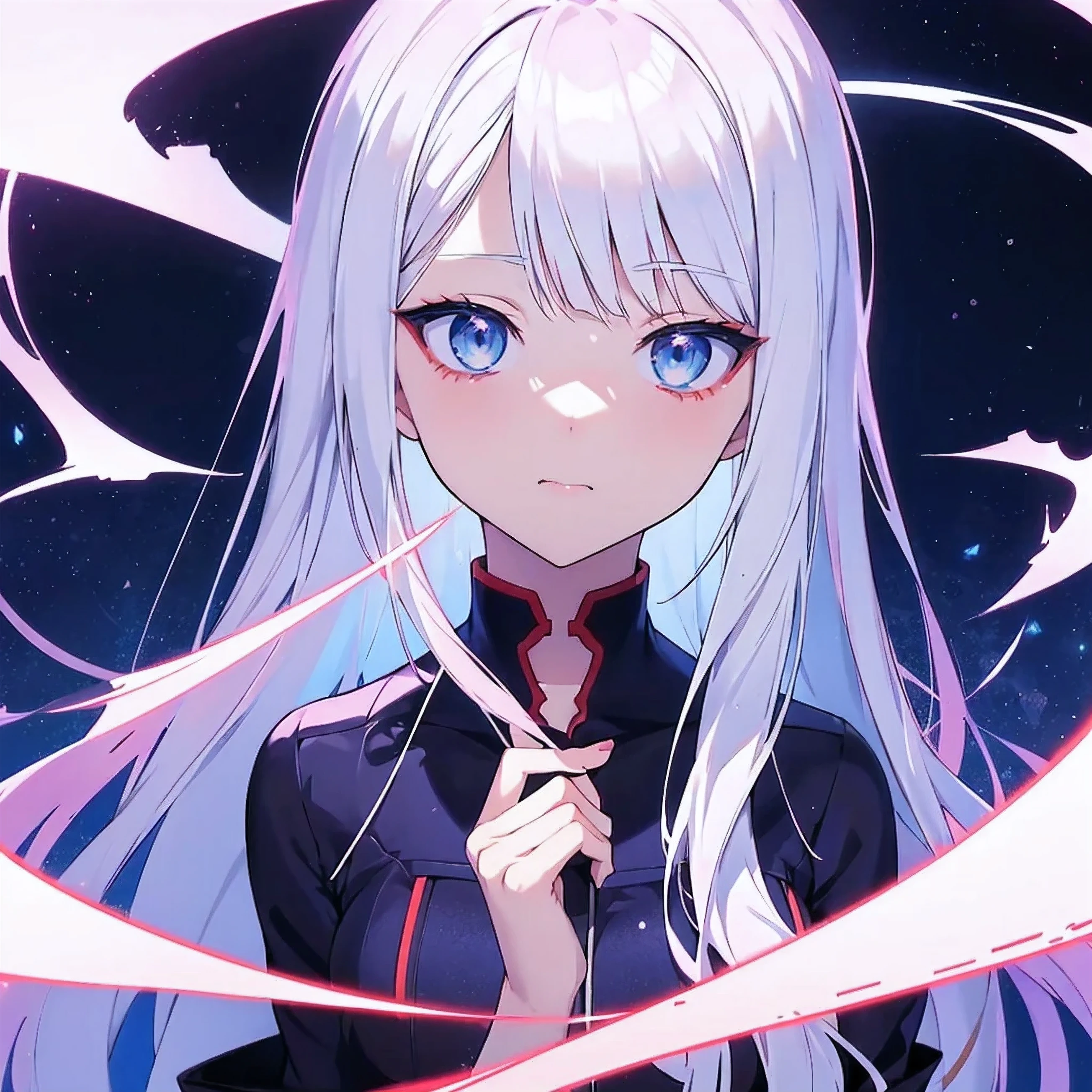 anime girl with long white hair and blue eyes, an anime drawing inspired by Miho Hirano, Pixiv, Digital Art, anime art wallpaper 4k, anime art wallpaper 4k, anime art wallpaper 8k, anime wallpaper 4k, anime wallpaper 4k, beautiful anime portrait, Detailed digital anime art, White Hair Girl, Anime Style 4k