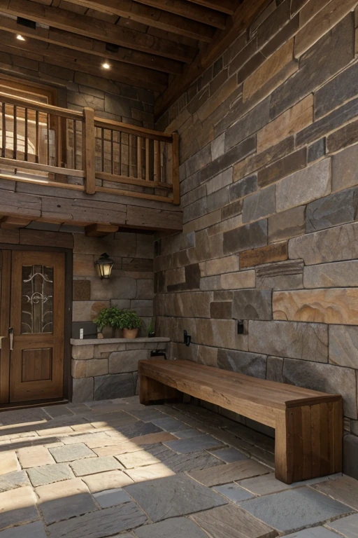 Piedra y Madera: Stone and wood are traditional materials that offer significant thermal properties. By integrating stone walls and wooden cladding into the design of the reception center, se puede aprovechar su capacidad para almacenar y liberar calor gradualmente, providing thermal comfort to residents during the coldest months of the year (Smith, 2018).