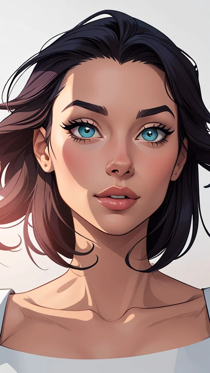 Personagem mulher ninja com marcas de guerras Imagem de desenho animado de uma mulher .cartoon style illustration, estilo de arte dos desenhos animados, estilo de arte dos desenhos animados, digital illustration style, design de personagens altamente detalhado, arte digital detalhada coragem, Forest fan art, Design de personagens de retrato, beautiful digital illustration, retrato de alta qualidade, Arte em quadrinhos, mulher jovem cabelo com transas lindas . Beautiful lined eyes Medium large bust and wonderful sexy clothes. image expression of sexual desire from the waist to the head illustration