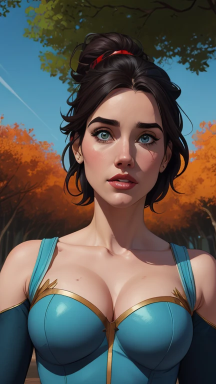 Personagem mulher estilo atompunk Fallout 4 Jennifer Connelly le com marcas de guerras Imagem de desenho animado de uma mulher .Ilustra??o estilo desenho animado, estilo de arte dos desenhos animados, estilo de arte dos desenhos animados, digital illustration style, estilo atompunk design de personagens altamente detalhado, arte digital detalhada coragem, Forest fan art, Design de personagens de retrato, beautiful digital illustration, retrato de alta qualidade, Arte em quadrinhos, mulher jovem cabelo com transas lindas . Queen Anna of ArendelleBeautiful lined eyes Medium large bust and wonderful sexy clothes. image expression of sexual desire from waist to head illustration Queen Anne of Arendelle atompunk style Fallout 4 The perspective is from below, enfatizando a majestade e o poder da Gigante."
