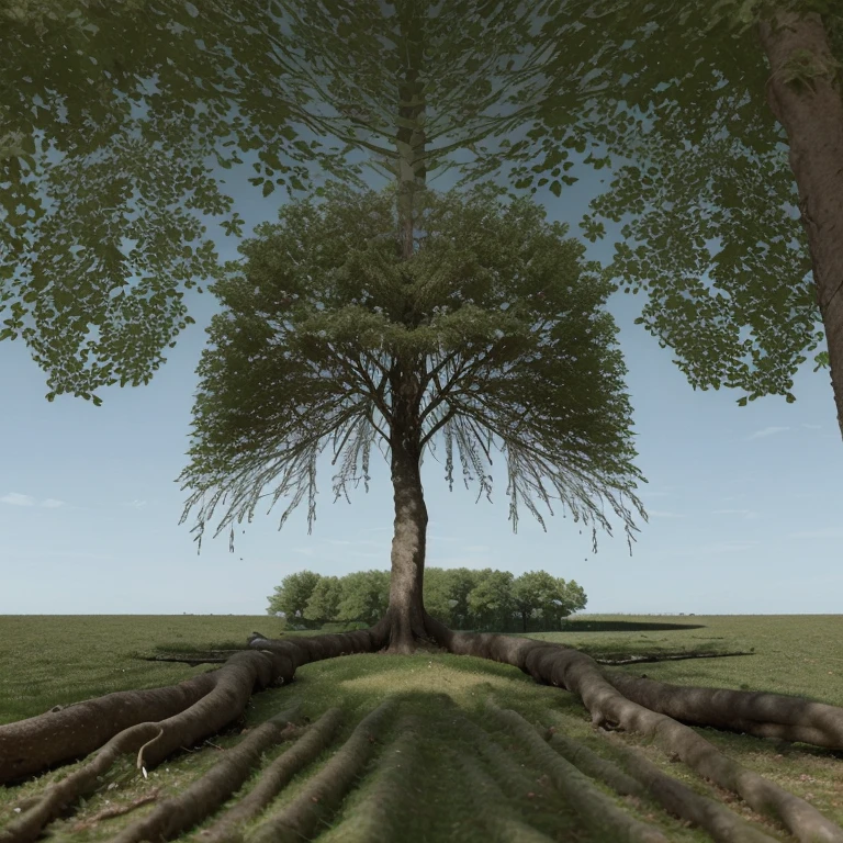 Un foret avec des arbre centenaire