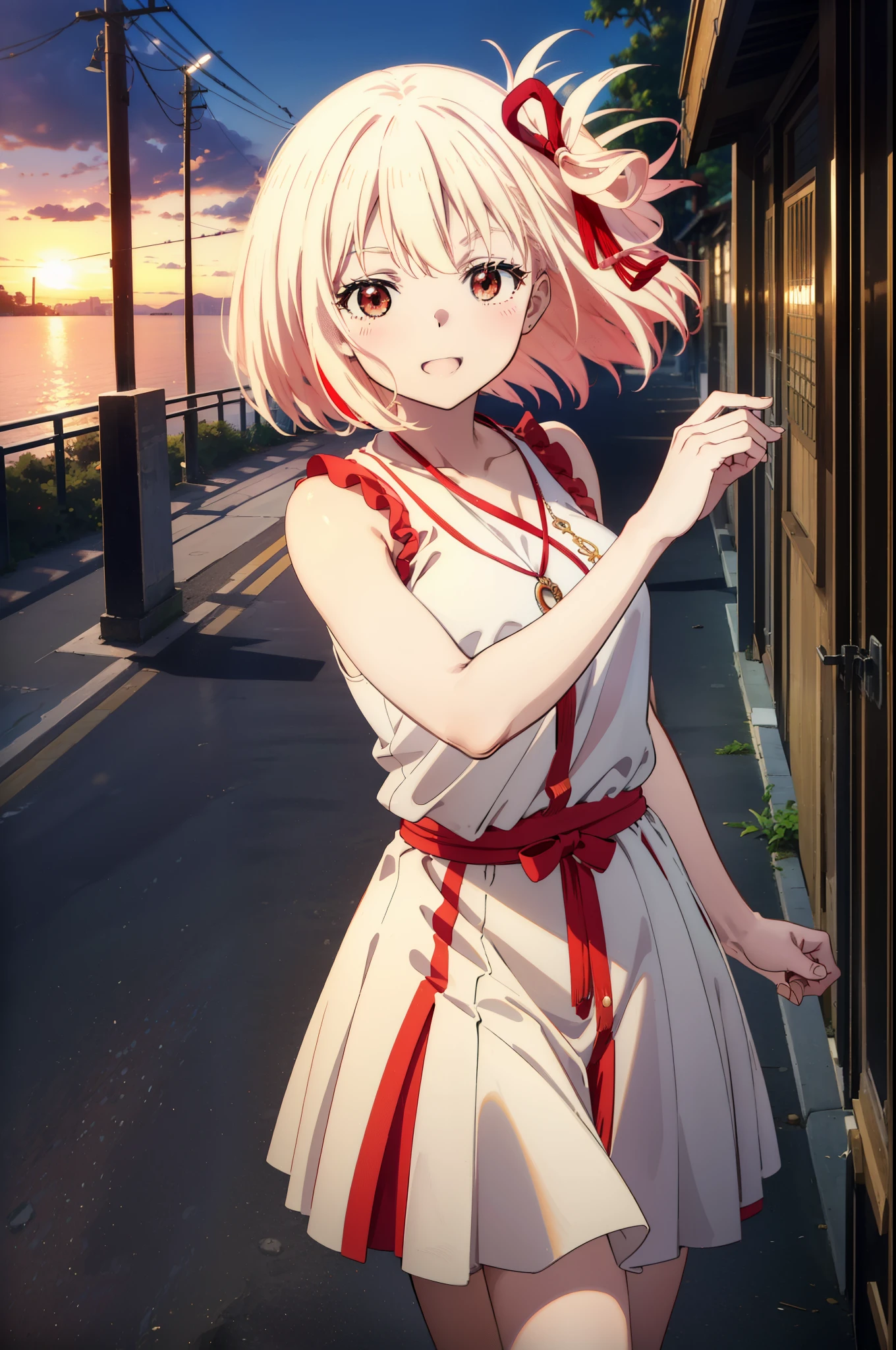 Loli, pale skin, sad face, cry, kneeing pose, very long multicolored hair, knife in hend, mantle, bare feet, dark forest, red flowers, focus on body, rainy weather, blood everywhere 